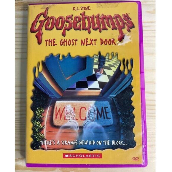 R.L. Stines Goosebumps The Ghost Next Door DVD Kids Mystery Adventure Purple - Picture 1 of 4
